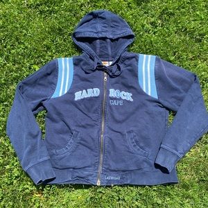 90’s Hard Rock Cafe zip up sweat shirt